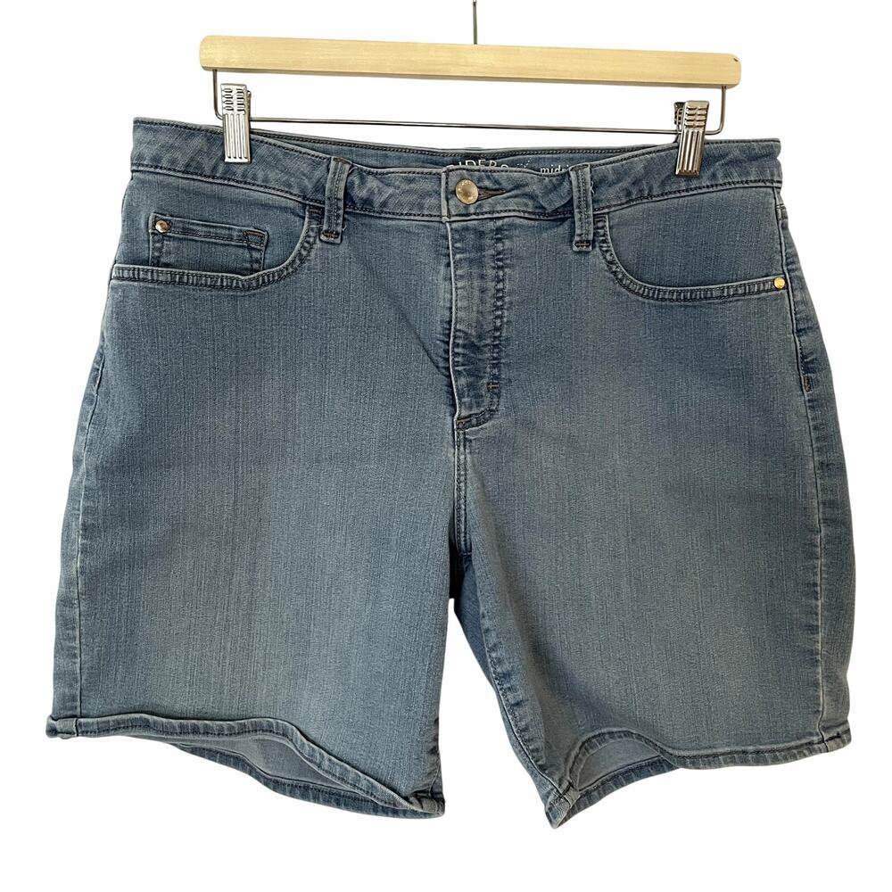 Riders by Lee jean shorts 7 inch inseam midrise short women's size 16 medium